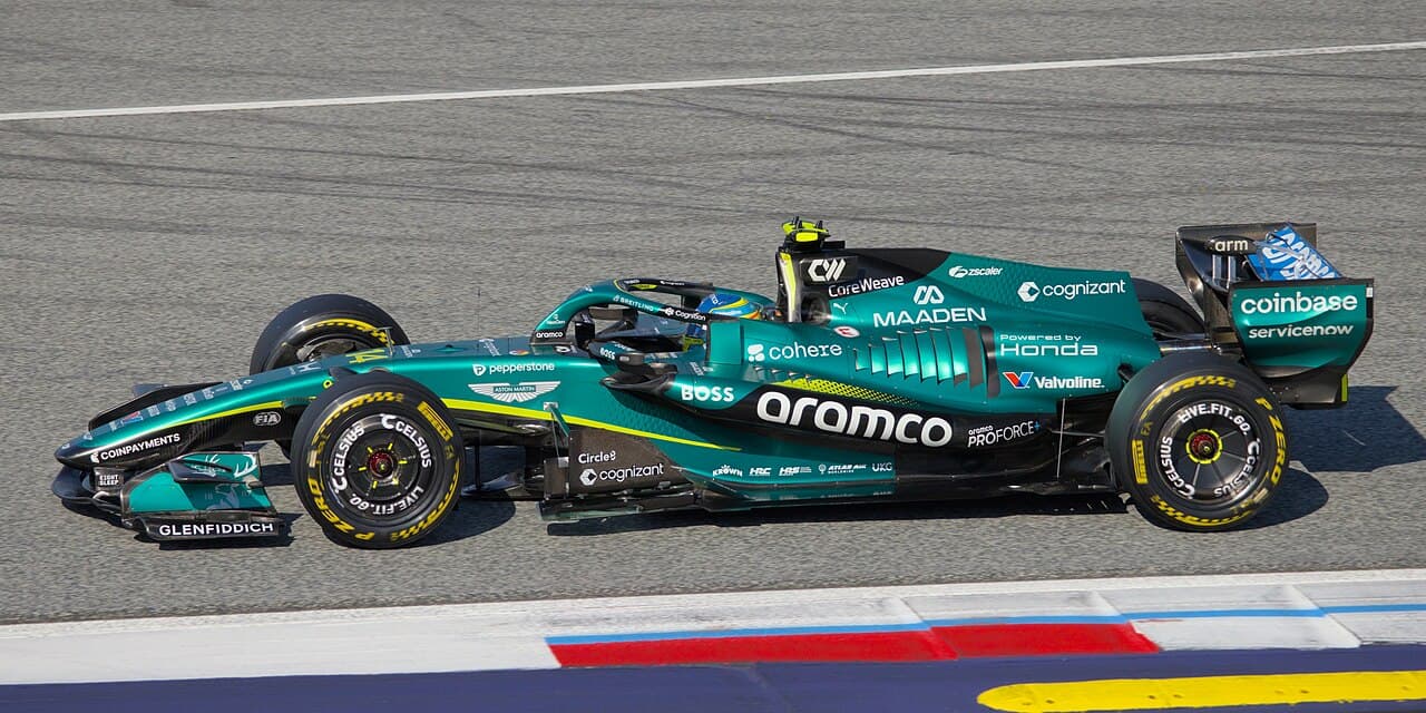 Aston Martin AMR26 — Aston Martin 2026 Formula 1 car on track